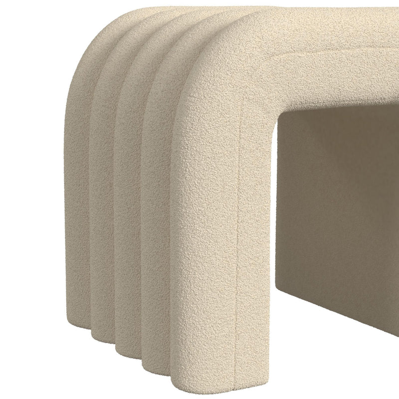 Seqouia - Bench With 2 Stools - Cream