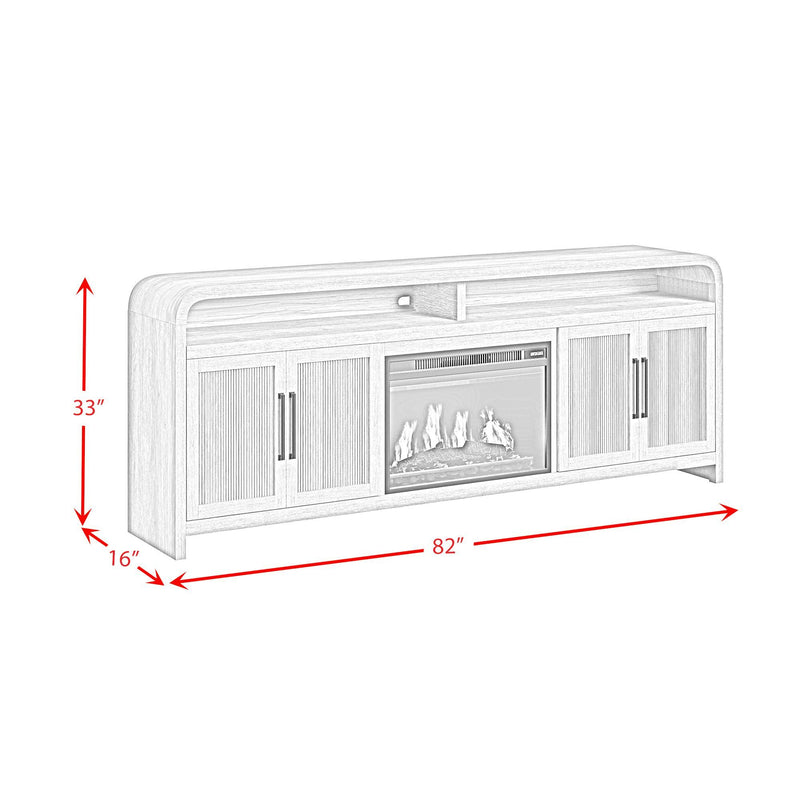 Ridgemont - Entertainment Unit With 82" TV Console