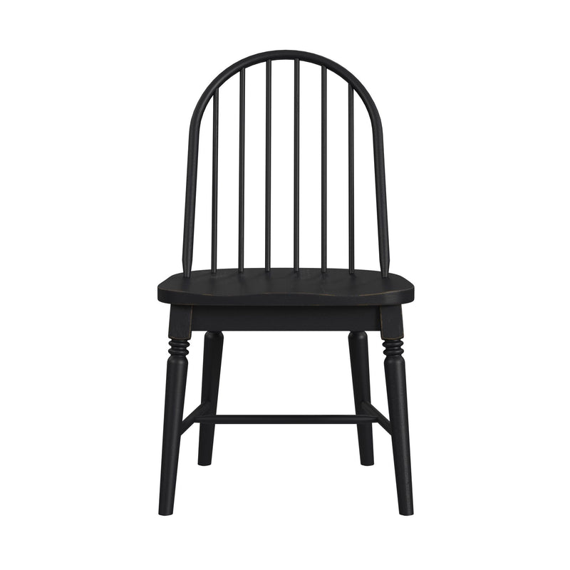 Heritage & Home - Windsor Side Chair (Set of 2) - Black