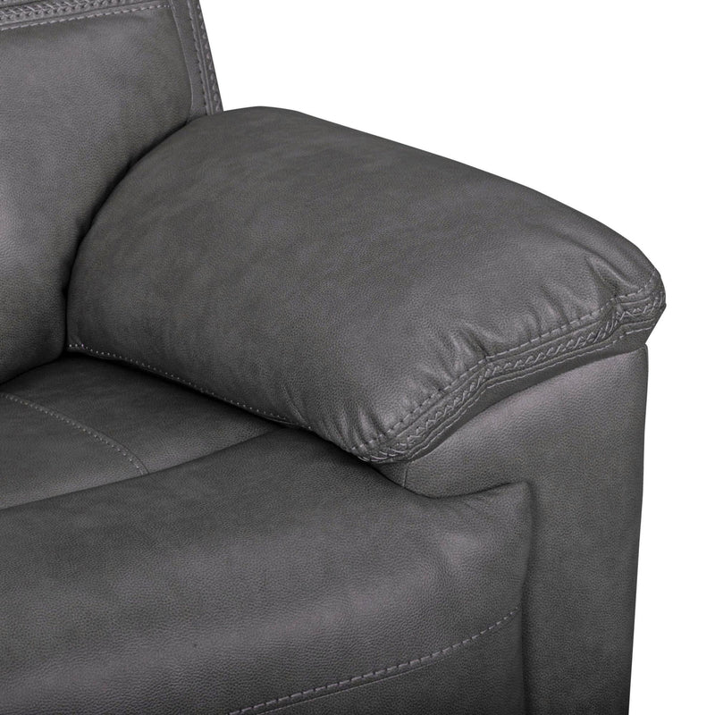 Camaro - Motion Loveseat With Console - Nugget Gray