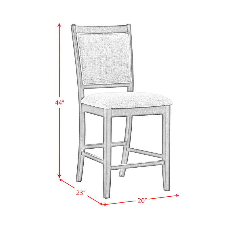 Portage - Counter Chair (Set of 2) - Brown / Beige