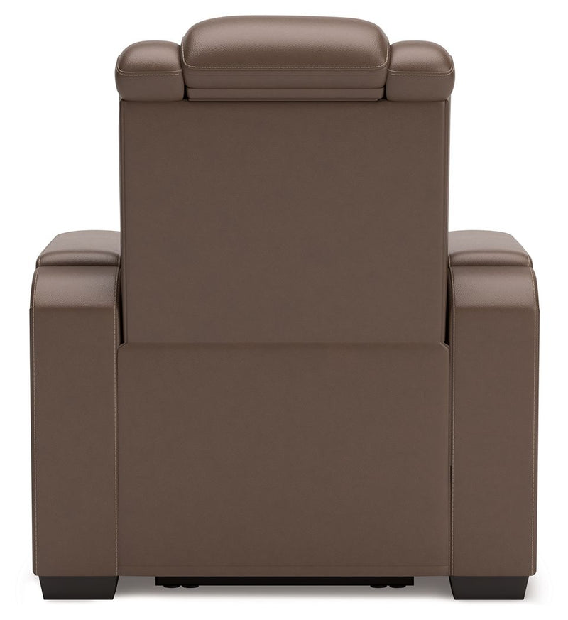 High Impact - Power Recliner / Adj Headrest - Tobacco