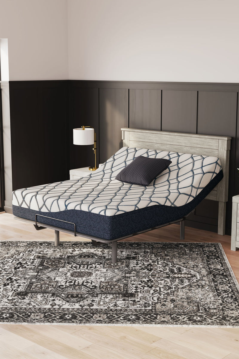 12 Inch Chime Elite 2.0 - Twin Mattress - White / Blue