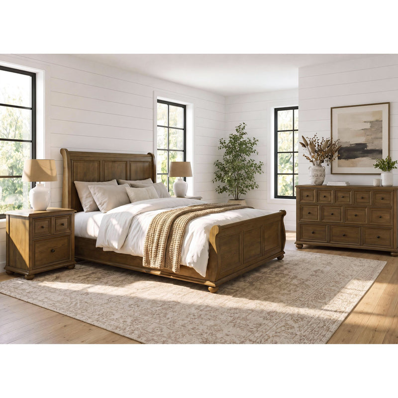 Heritage - Sleigh Bedroom Set - Black