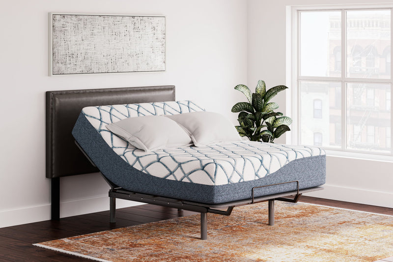 14 Inch Chime Elite 2.0 - California King Mattress - White / Blue
