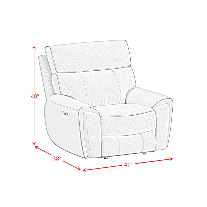 Jackpot - P1 Recliner - Explore Light Gray