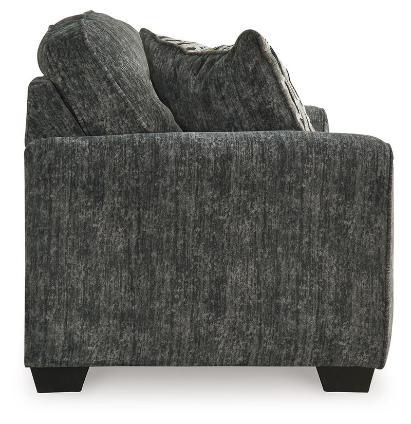 Lonoke - Loveseat - Gunmetal