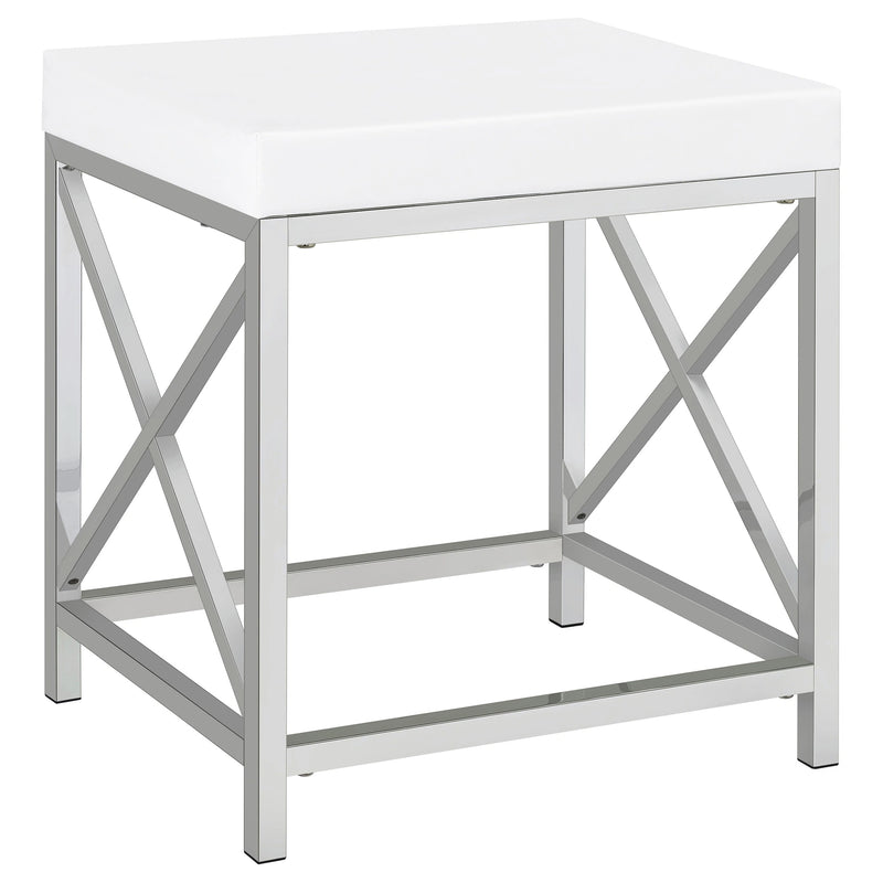 Eliza Makeup Vanity Table with LED Mirror and Stool