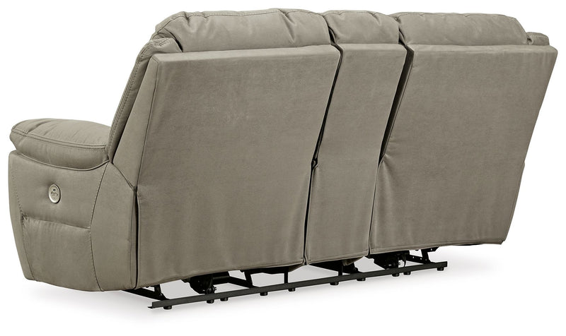 Next-Gen Gaucho - DBL REC PWR Loveseat w/Console - Putty