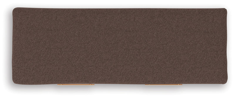Kinlanni - Bedroom Upholstered Storage Bench - Tan / Brown