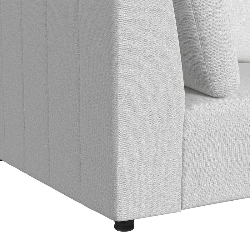 Zandara - 5 Piece Modular Set Sectional With Ottoman - Beige