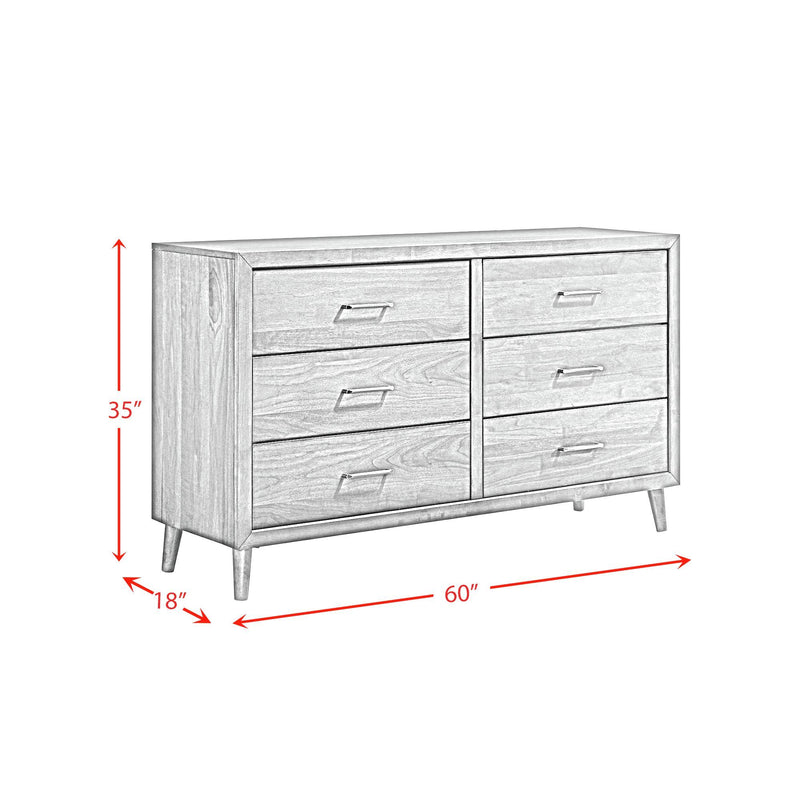 Malibu - 6-Drawer Dresser