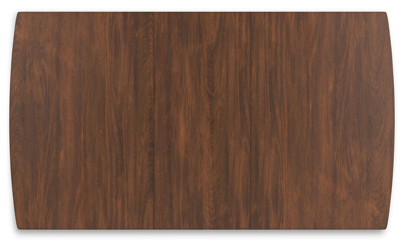 Lyncott - Rectangular Dining Room Butterfly Extension Table - Brown