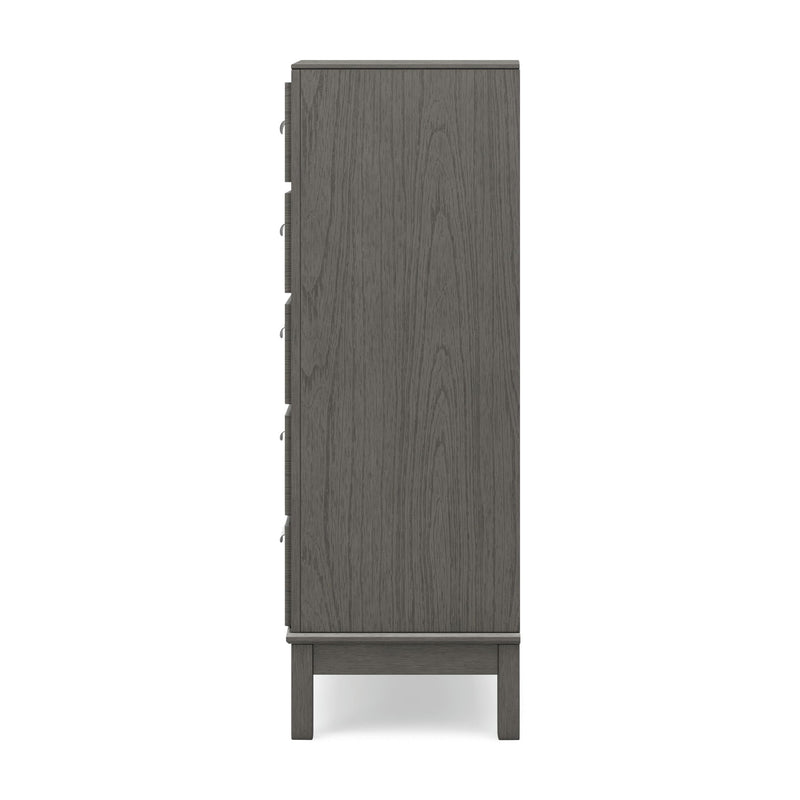 Mazing - Five Drawer Chest - Gray