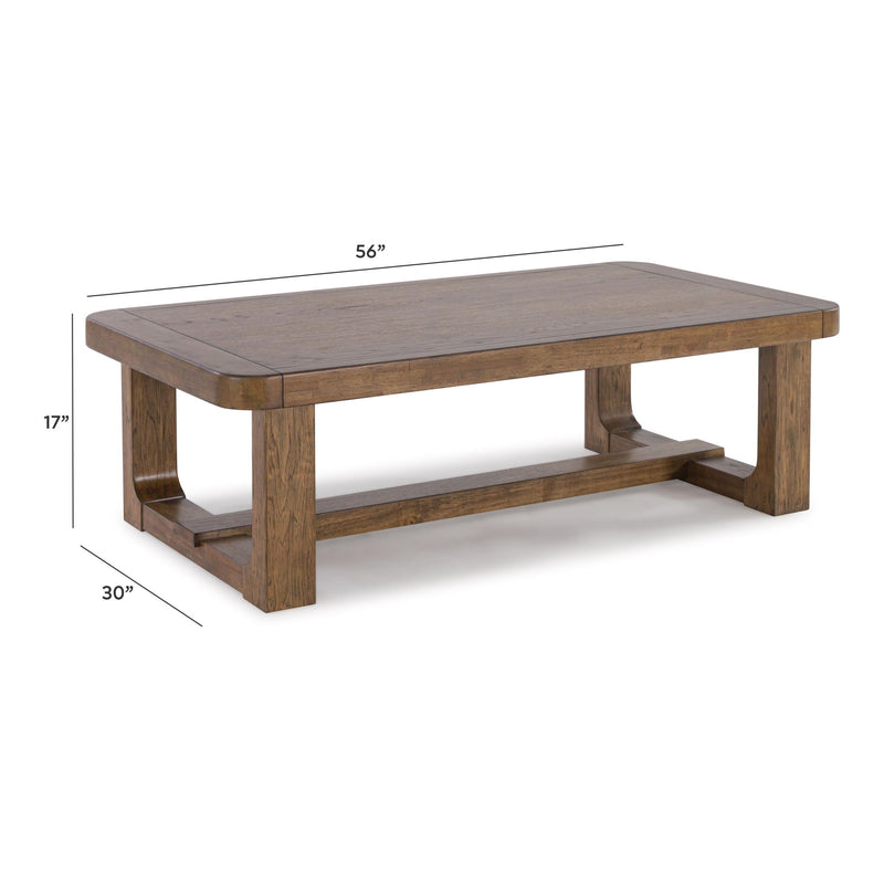 Cabalynn - Rectangular Cocktail Table - Light Brown