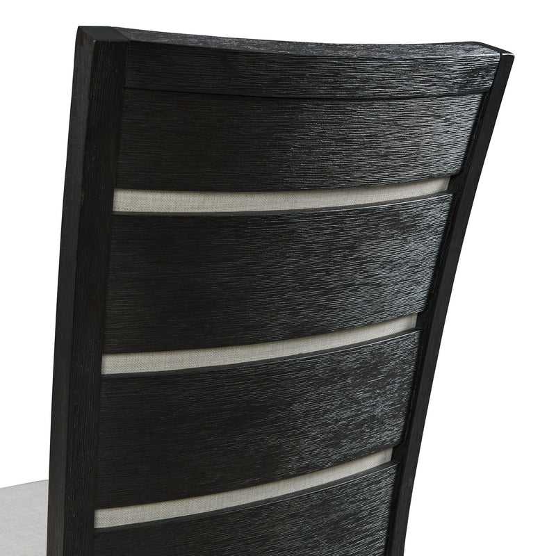 Grady - Dining Slat Back Side Chair (Set of 2) - Black