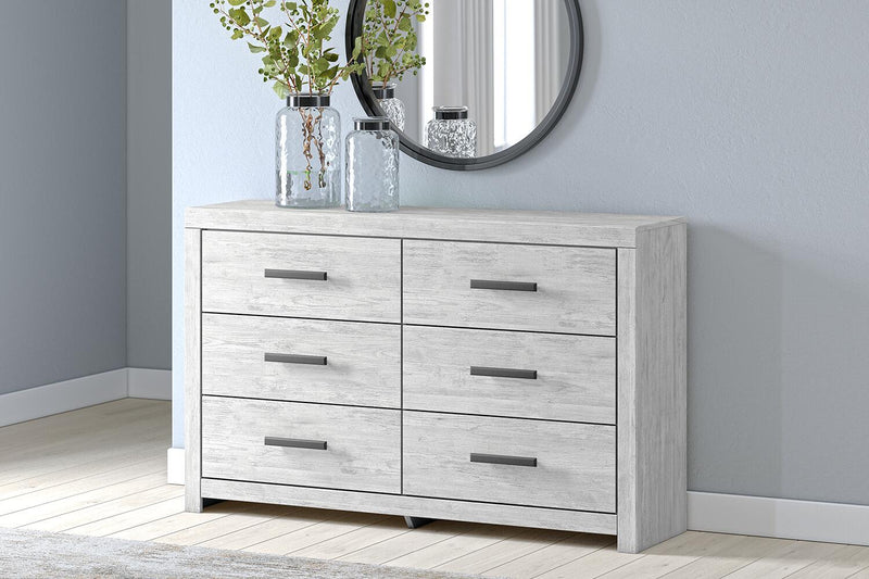 Cayboni - Six Drawer Dresser - Whitewash