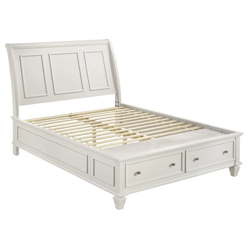 Sandy Beach Panel Platform Storage Bed