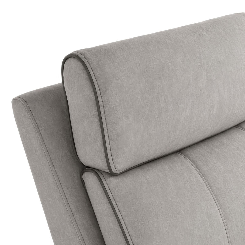 Jackpot - P1 Loveseat With Console - Explore Light Gray