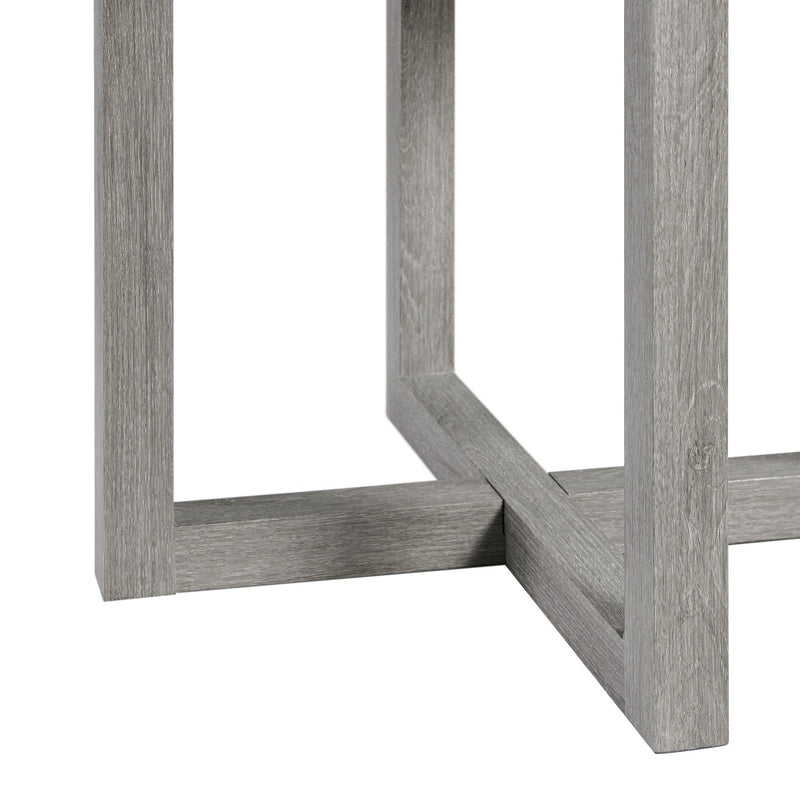 Uster - 2 Piece Occasional Set (Coffee Table And End Table) - Light Gray
