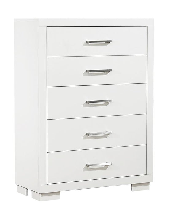 Jessica Contemporary Five Drawer Chest