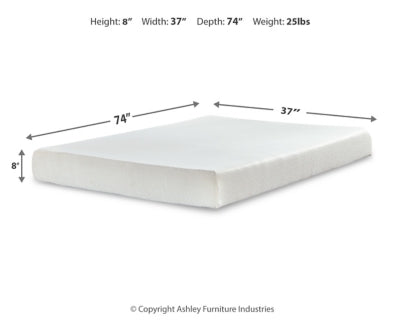 Chime 8 Inch Memory Foam Mattress in a Box