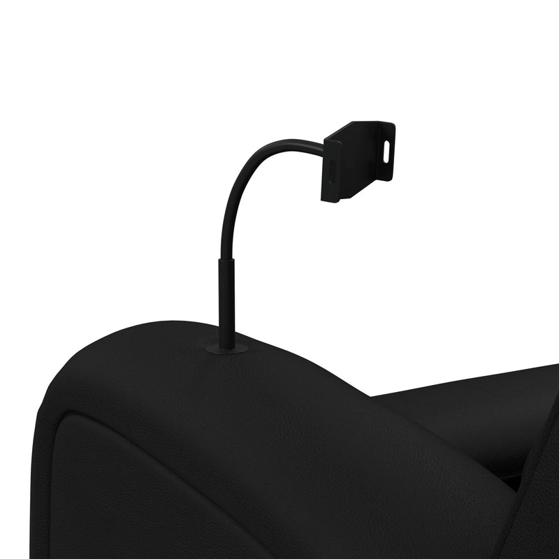 Euphora - P3 Power Glider Recliner With Heat Massage, Music, Ipad Holder With Wireless Charger, USB - Black