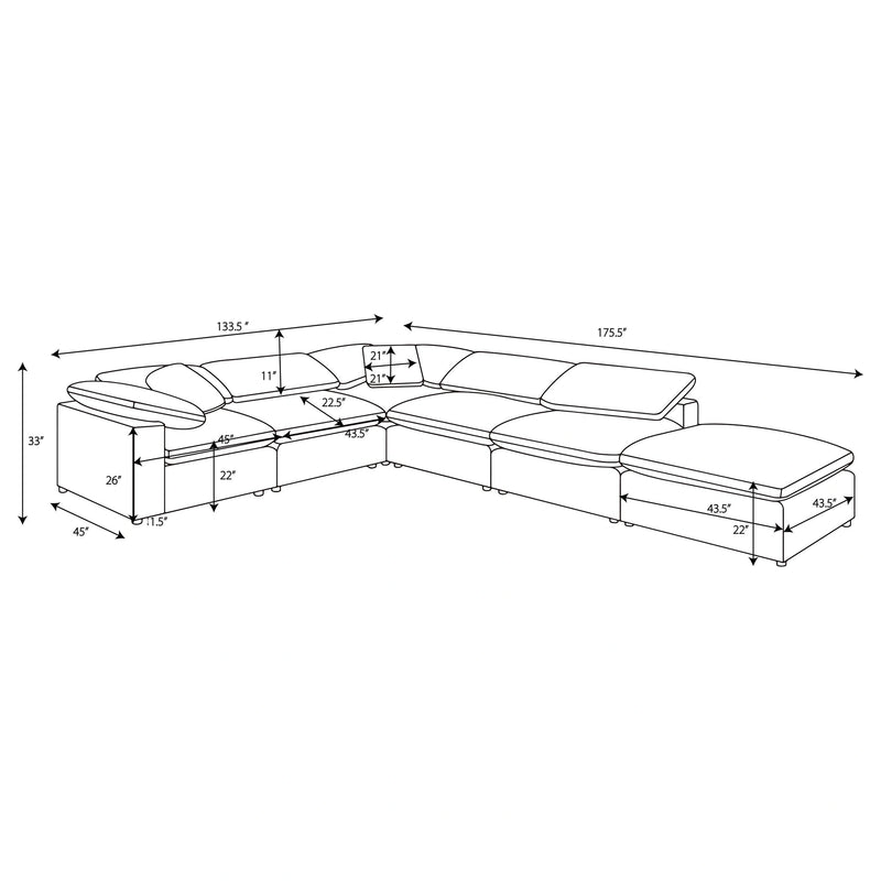 Raleigh Modular Sectional Sofa