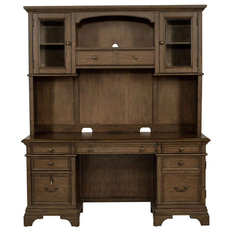 Hartshill Credenza Desk with Hutch