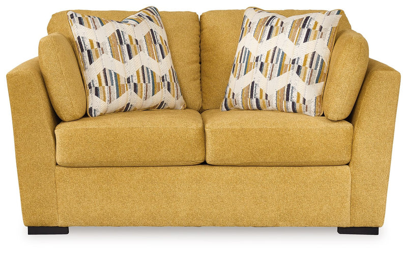 Keerwick - Loveseat - Sunflower