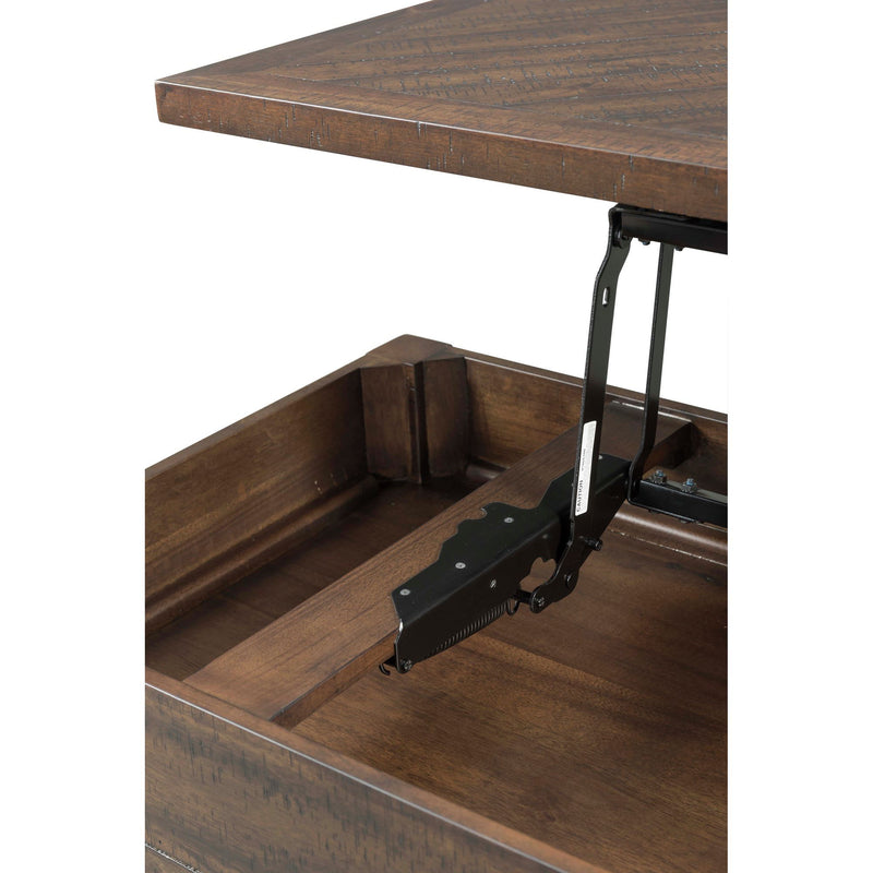 Jax - 3 Piece Occasional Table Set (Lift Top Coffee & Two End Tables) - Cherry