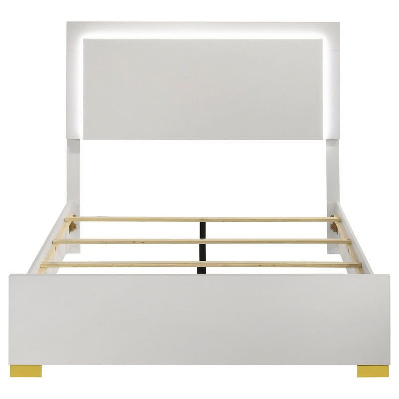 Marceline Panel Bed with LED Lighting