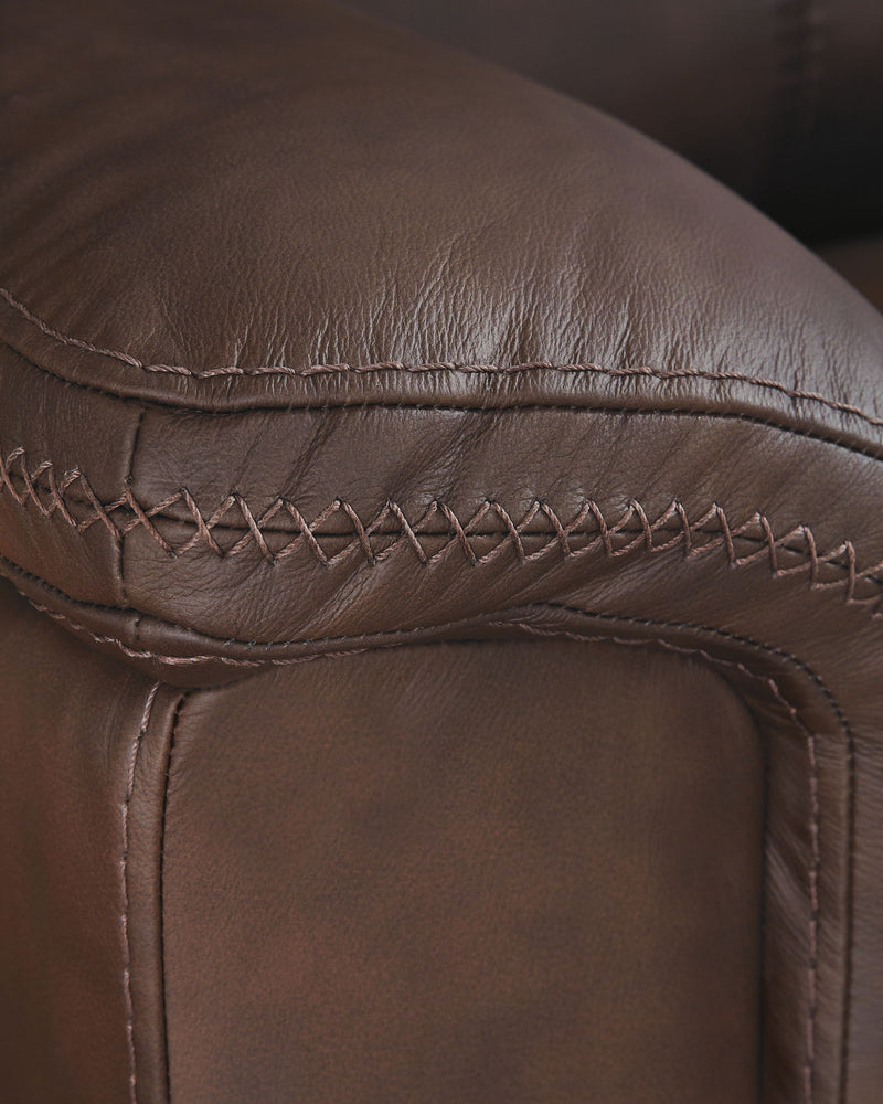 Bleckley - Power Reclining Loveseat With Console / Adjustable Headrest