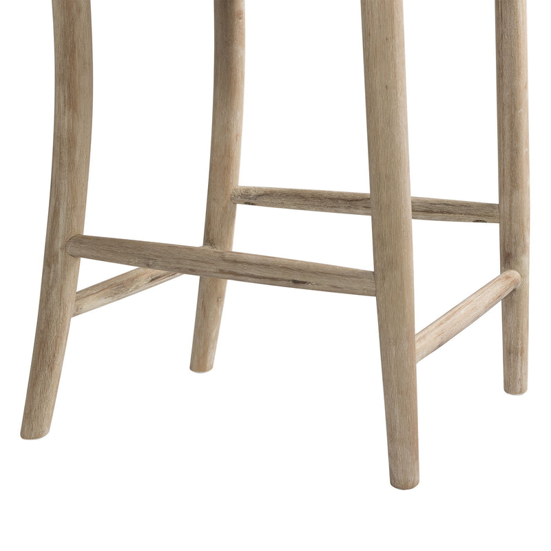Callista - Round Counter Height 5 Piece Dining Set (Table And Four Stools) - Beach