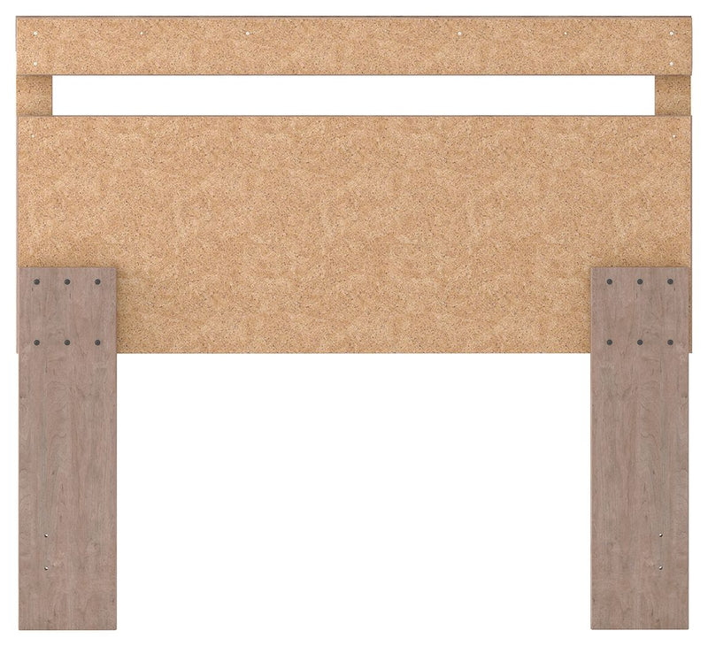 Flannia - Full Panel Headboard - Gray