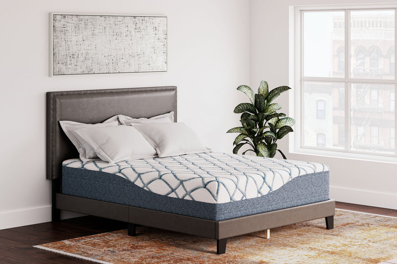 14 Inch Chime Elite 2.0 - California King Mattress - White / Blue