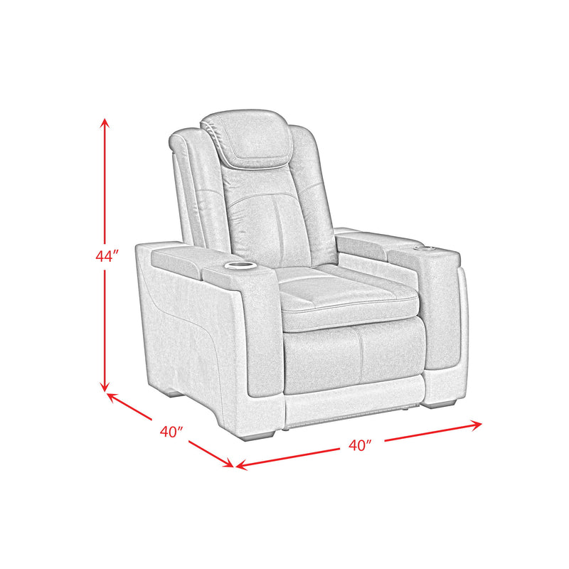 Lantana - Power Motion Recliner With Power Headrest, LED , Wireless Charger And Cup Holder