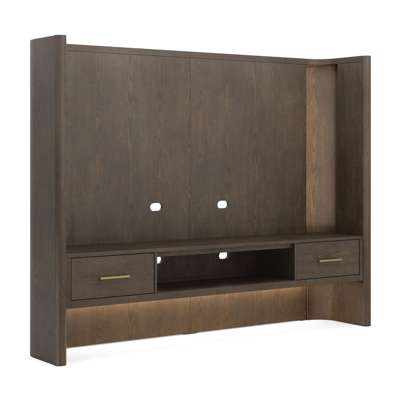 Darimore - TV Wall Console - Burnished Brown