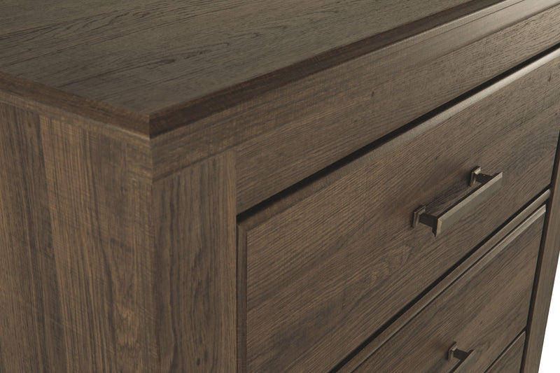 Juararo - Five Drawer Chest - Dark Brown