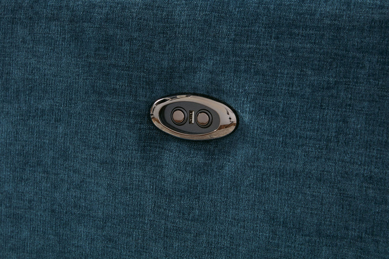 Mcburg - Swivel Power Recliner - Navy
