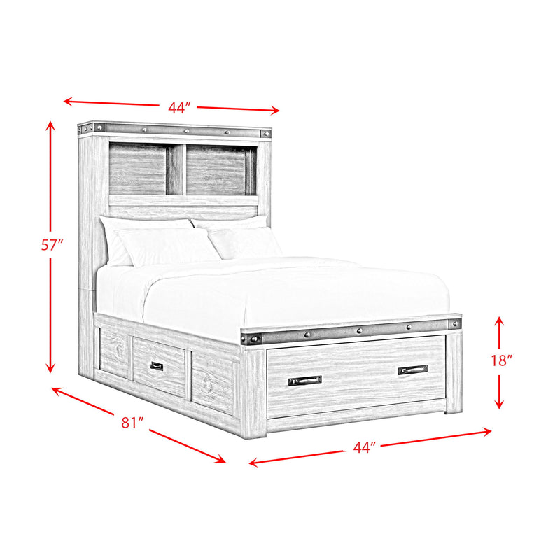 Wade - Youth Platform Storage Bed