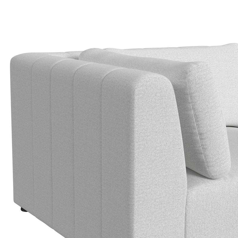 Zandara - 5 Piece Modular Set Sectional With Ottoman - Beige