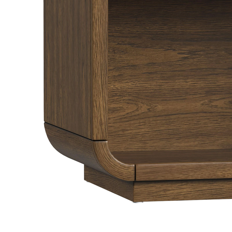 Glinda - Nightstand With USBC - Brown