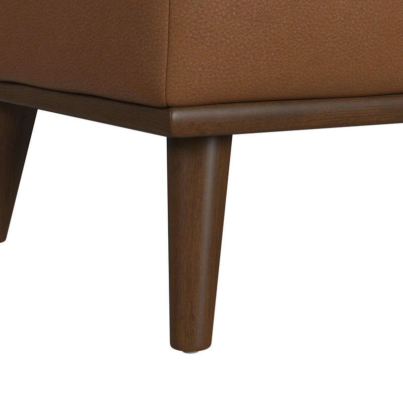 Destiny - Ottoman With Wood Base
