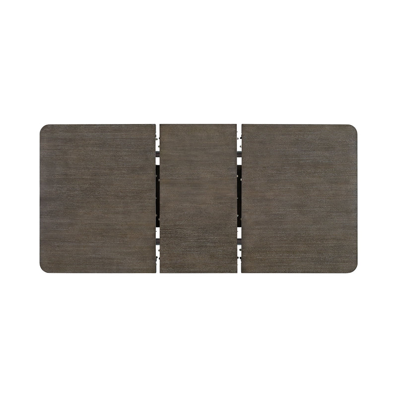 Hollywood Park - Rectangular Dining Table With Leaf - Dark Gray