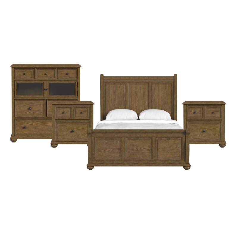 Heritage - Sleigh Bedroom Set - Black