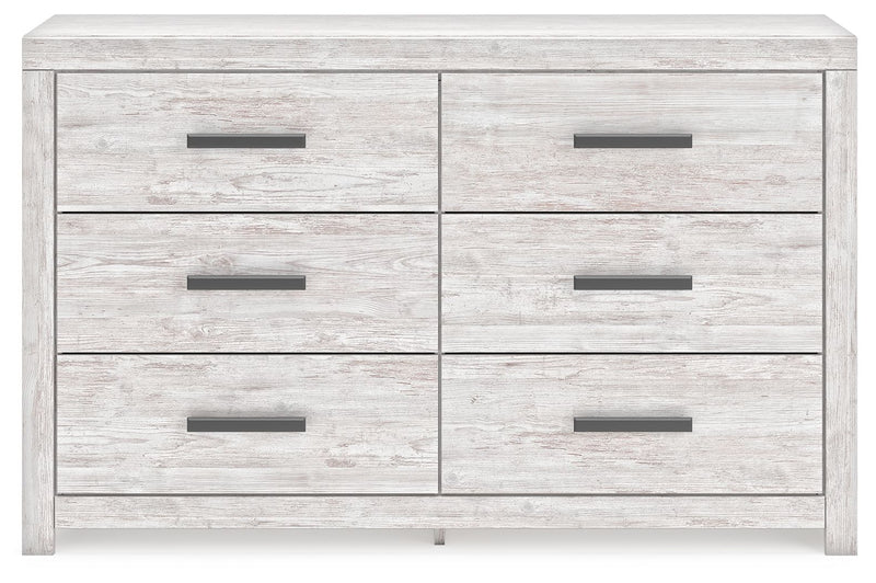 Cayboni - Six Drawer Dresser - Whitewash