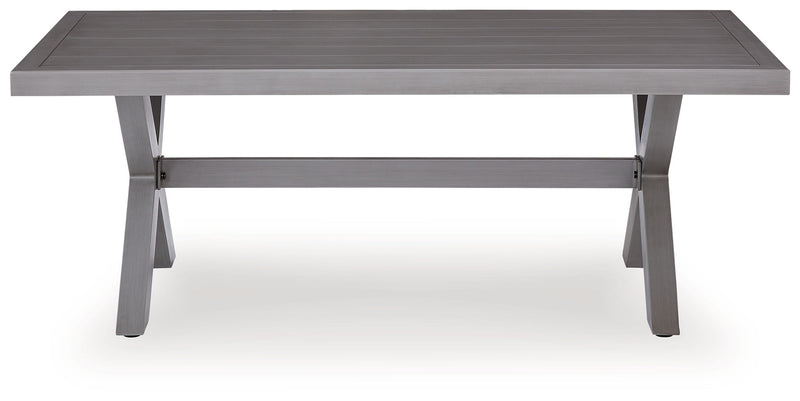 Half Moon Beach - Rectangular Cocktail Table - Gray