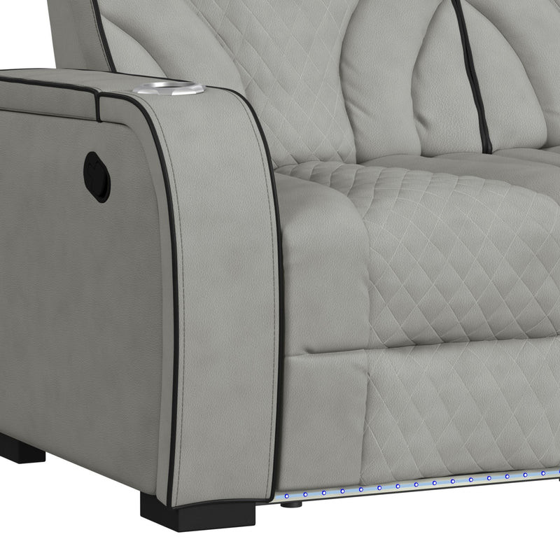 Blitz - Motion Sofa With DDT, Reading Light, Wireless Charger And LED