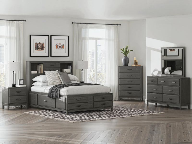 Mazing - Five Drawer Chest - Gray